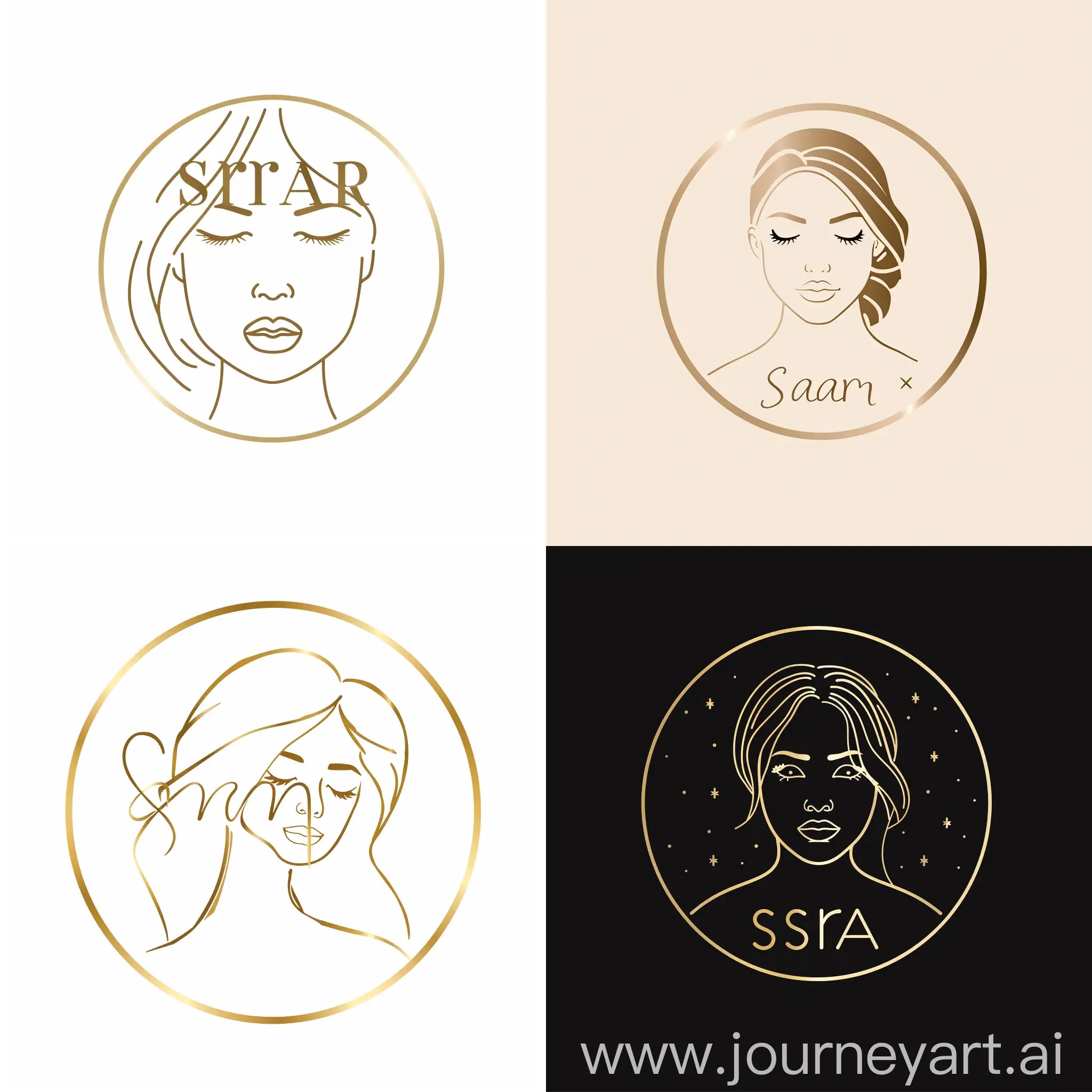 Saras-Facial-Skincare-Circle-Logo-with-Vibrant-Colors