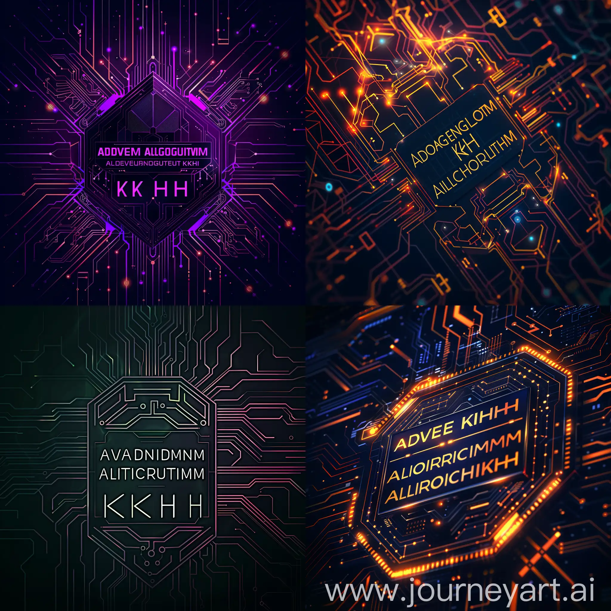 Futuristic-Coding-Logo-Advanced-Algorithm-KHU-with-Cybernetic-Aesthetic