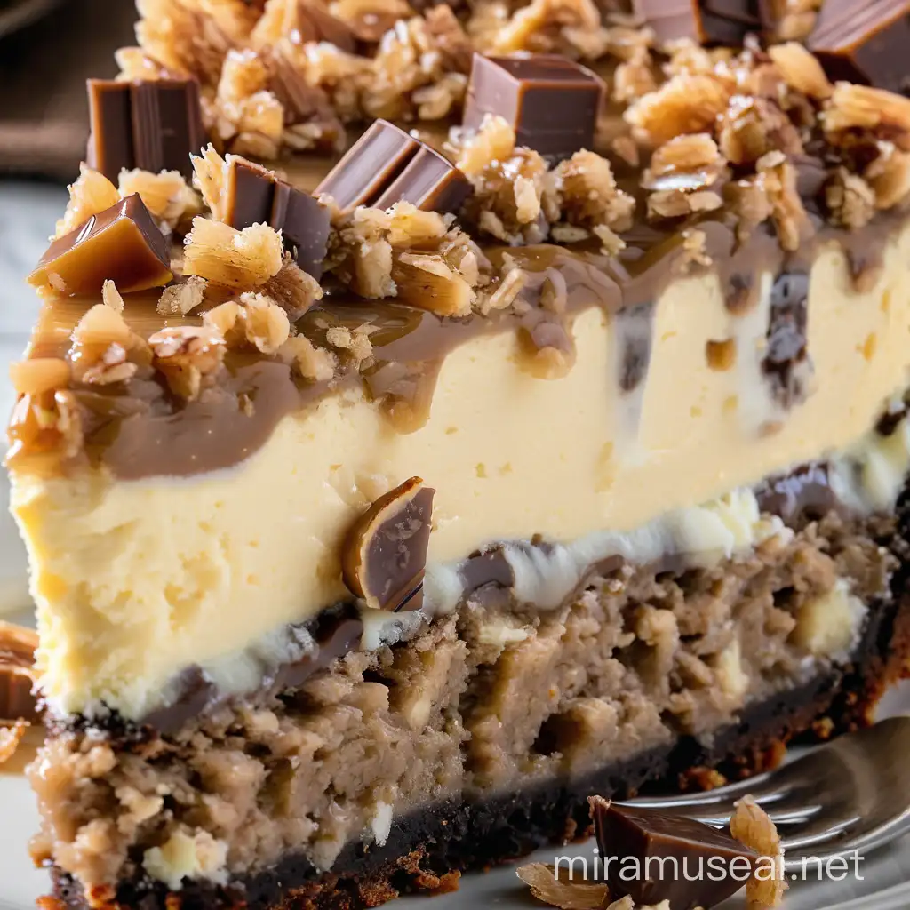 Decadent German Chocolate Cheesecake Dessert