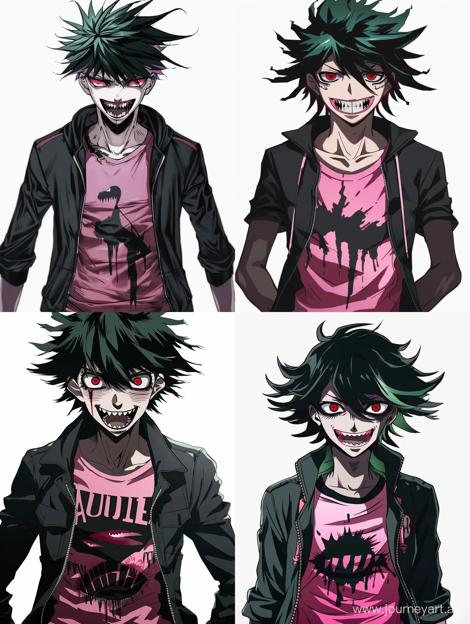 Menacing-Character-in-Pink-and-Black-Attire-with-Terrifying-Red-Eyes