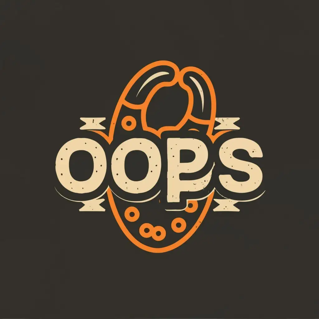 a logo design,with the text "oops", main symbol:good luck，lottery, cafe ,Moderate,be used in Restaurant industry,clear background