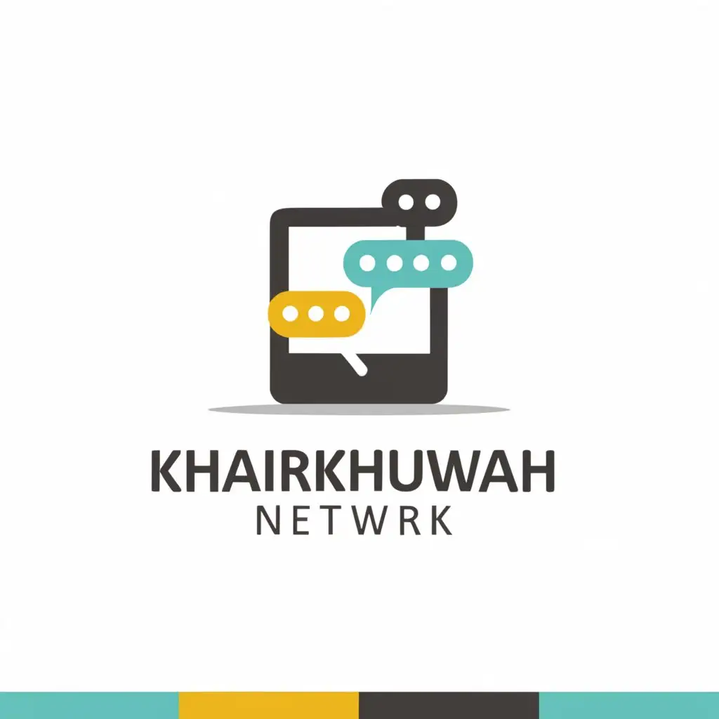 a logo design,with the text "Digital Khairkhuwah Network", main symbol: access on mobile ,Minimalistic,clear background