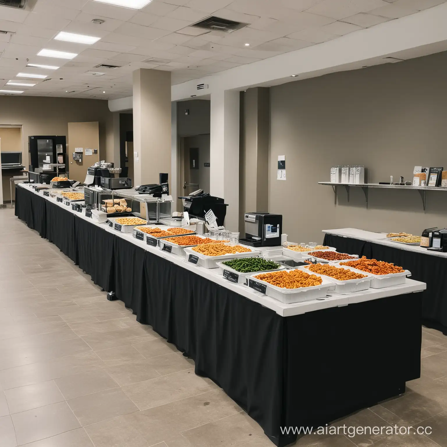 Point-of-Sale-Station-with-Efficient-Catering-Services-in-a-Modern-Building