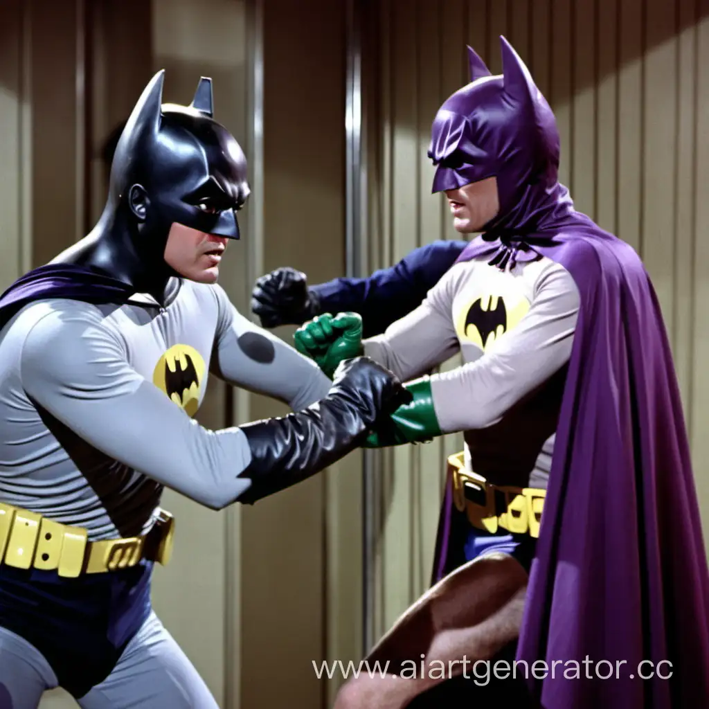 Batman-1966-Action-Dynamic-Punch-Against-Criminal