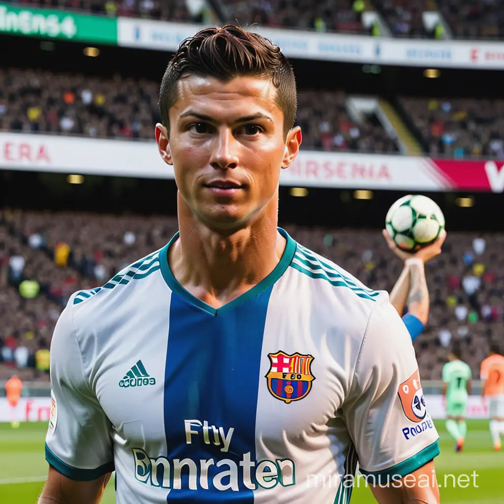 Cristiano Ronaldo Exploring the Streets of Barcelona