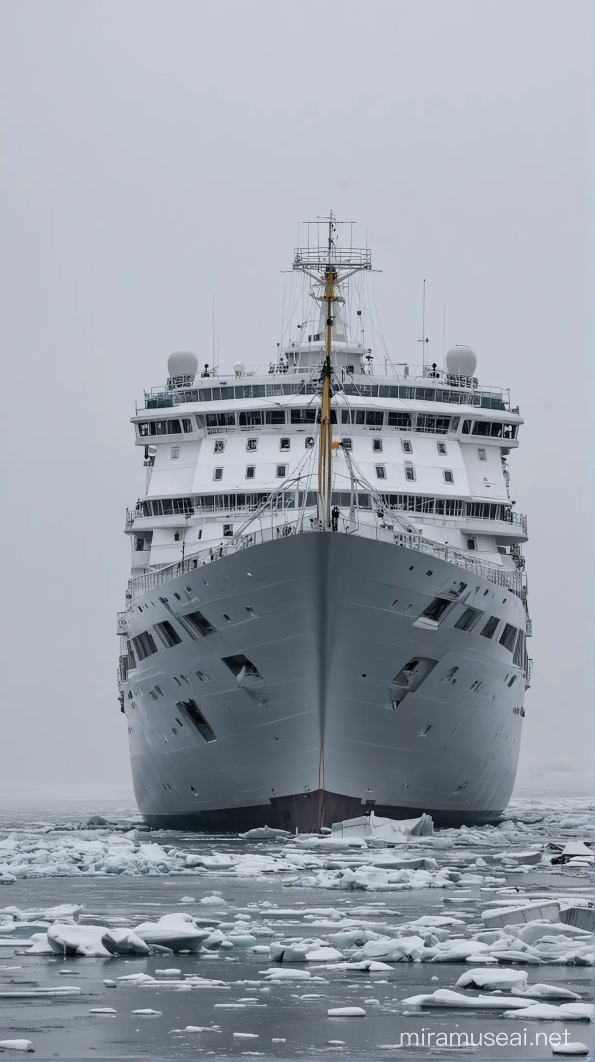 Cruise Ship in Arctic Waters