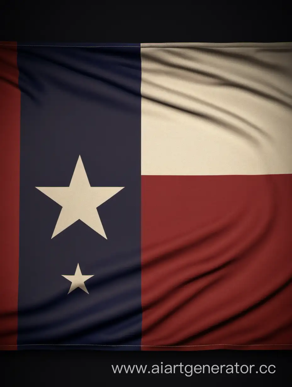 Generate Texas people republic flag