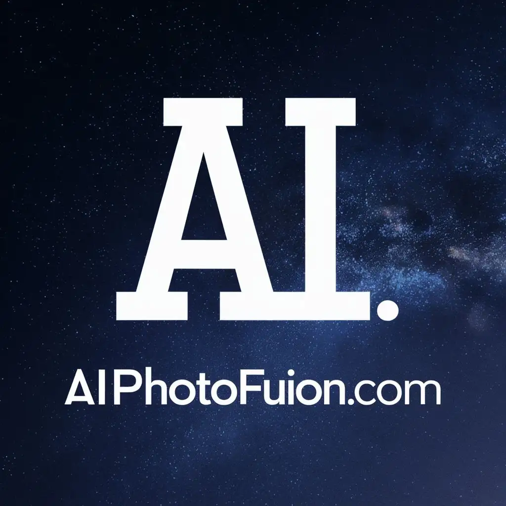LOGO-Design-For-AI-Photo-Fusion-Modern-Fusion-of-AI-and-Imagery-with-Striking-Typography