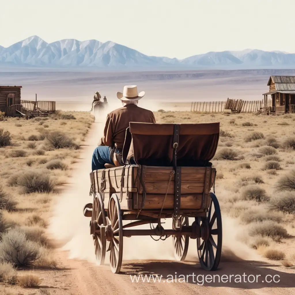 Wild-West-Grandfather-Sitting-in-Wagon-Scene