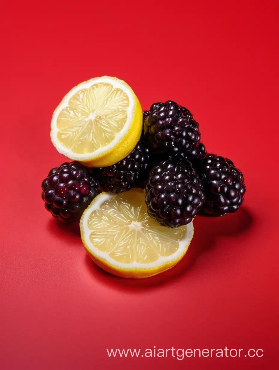 Vibrant-Red-Background-with-Boysenberry-and-Lemon-Water-Drops