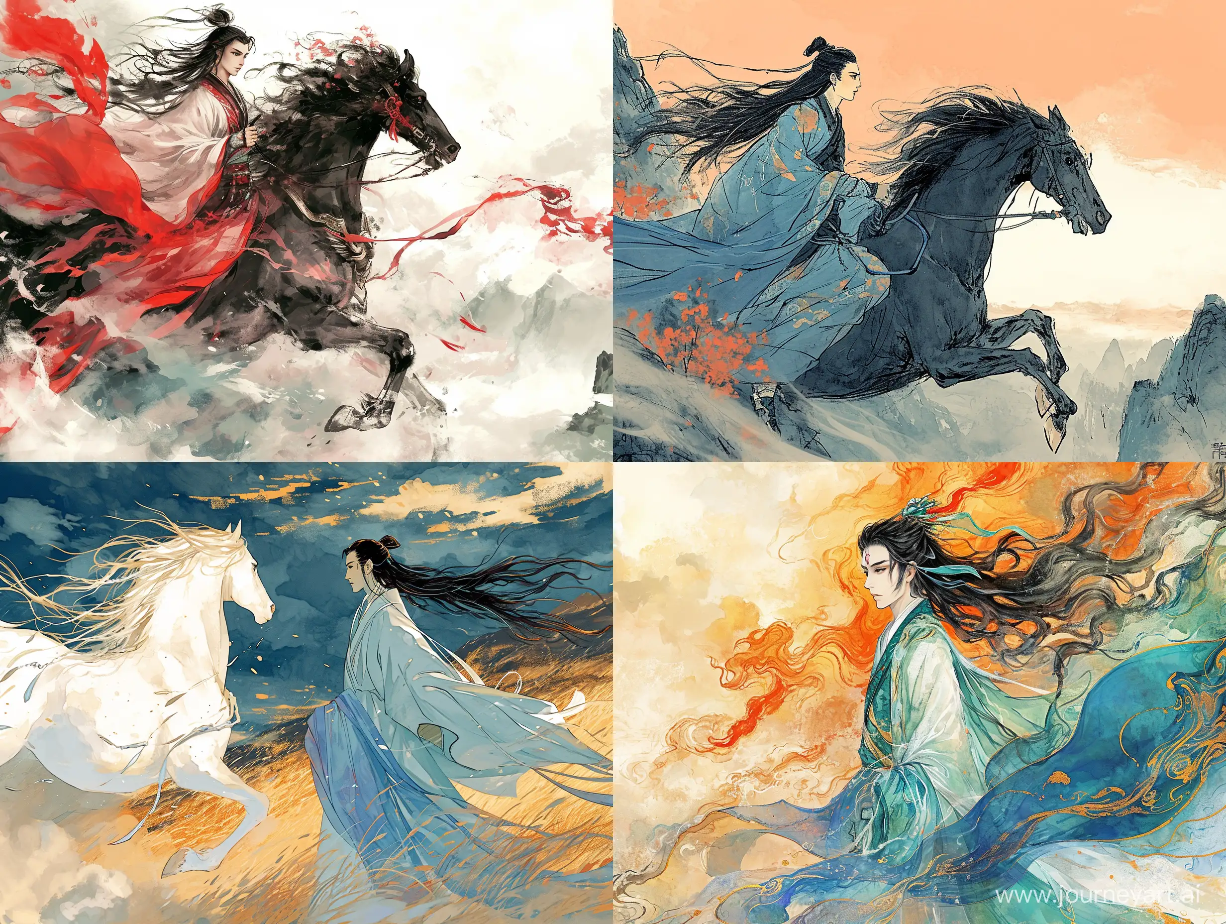 Majestic-Mountain-Pulling-Force-in-Vibrant-Chinese-Ink-Painting-Style