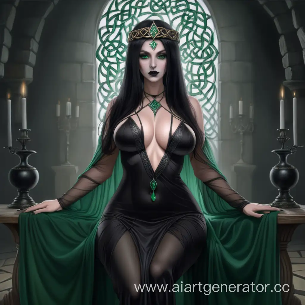 Beautiful-Celtic-WitchQueen-with-Emerald-Eyes-and-Intimate-Aura