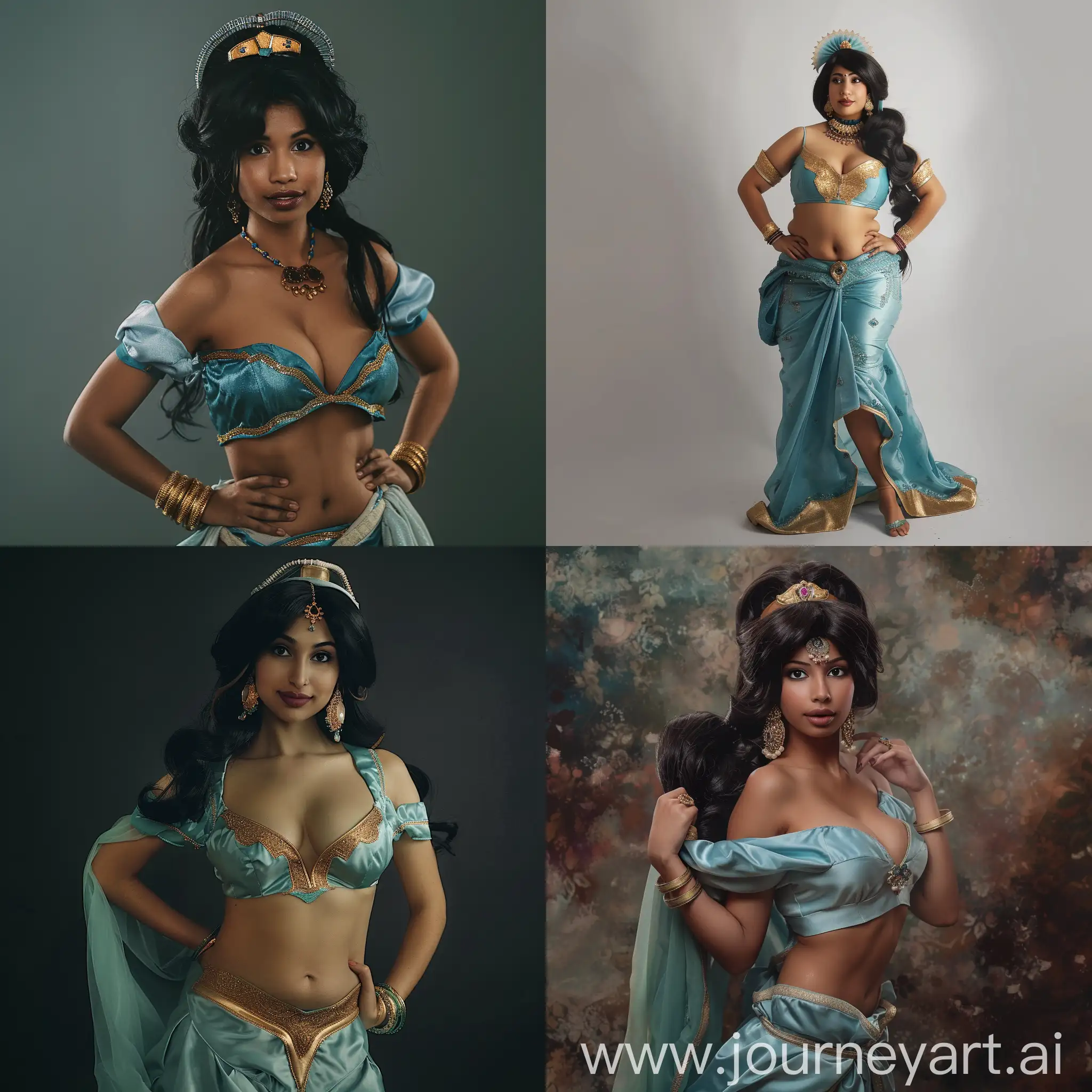 Confident-Indian-Woman-Poses-as-Disneys-Jasmine-in-UltraRealistic-Photo