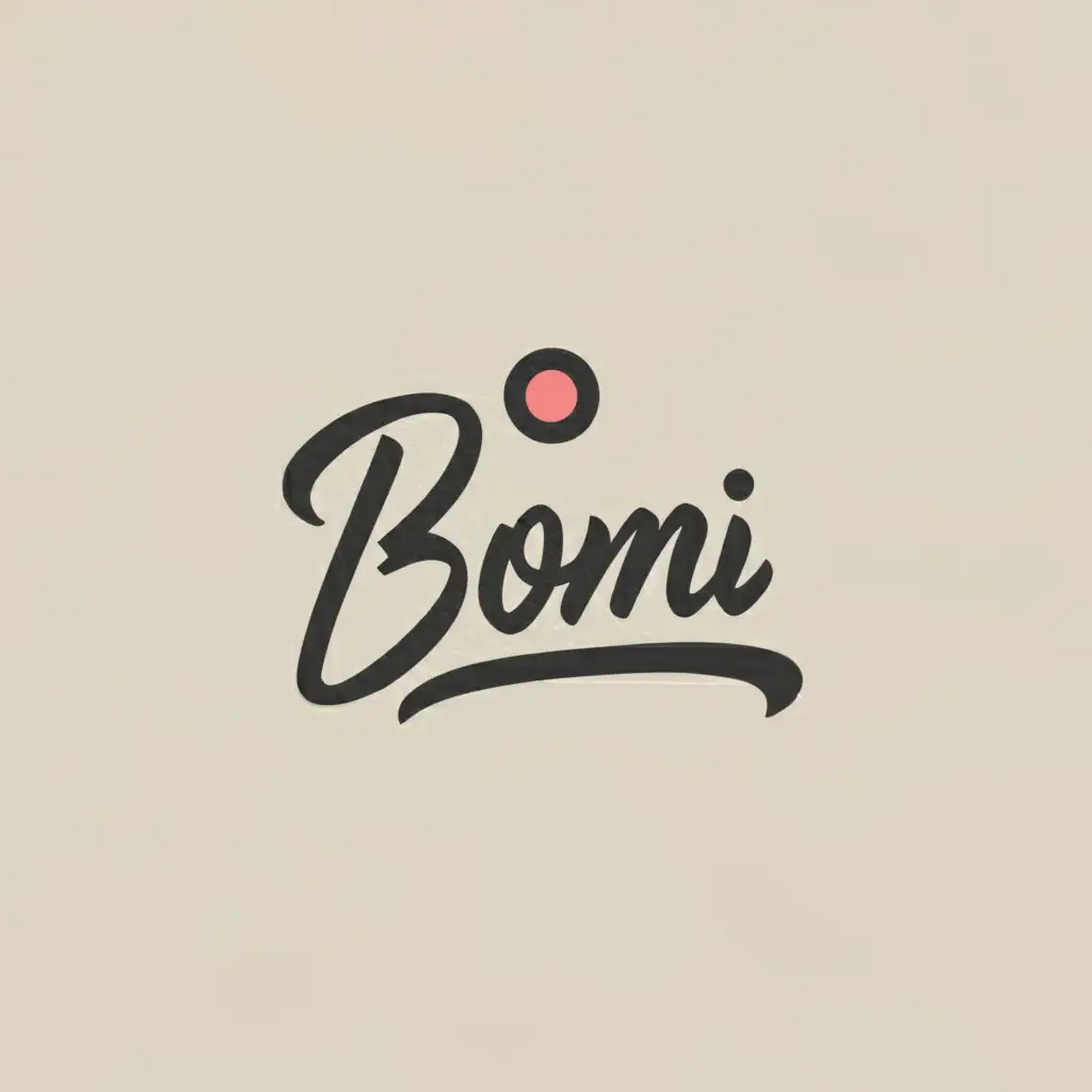 LOGO-Design-For-Boni-Modern-Text-with-Clear-Background