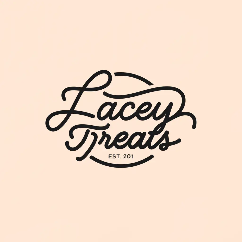LOGO-Design-for-LaceyTreats-Elegant-Minimalism-with-Food-and-Drink-Theme