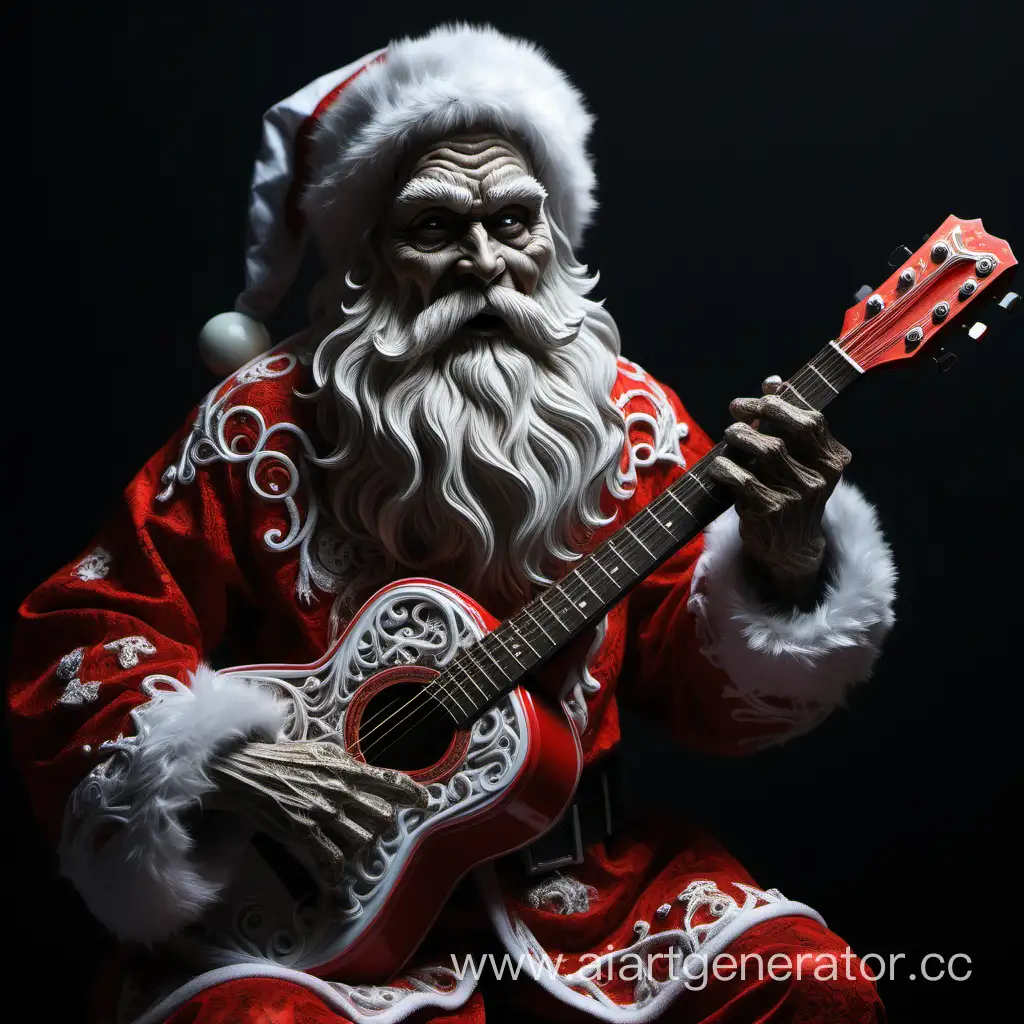 Ded-Moroz-Playing-Guitar-in-HyperDetailed-Horror-Art-Vibrant-Hyperrealism