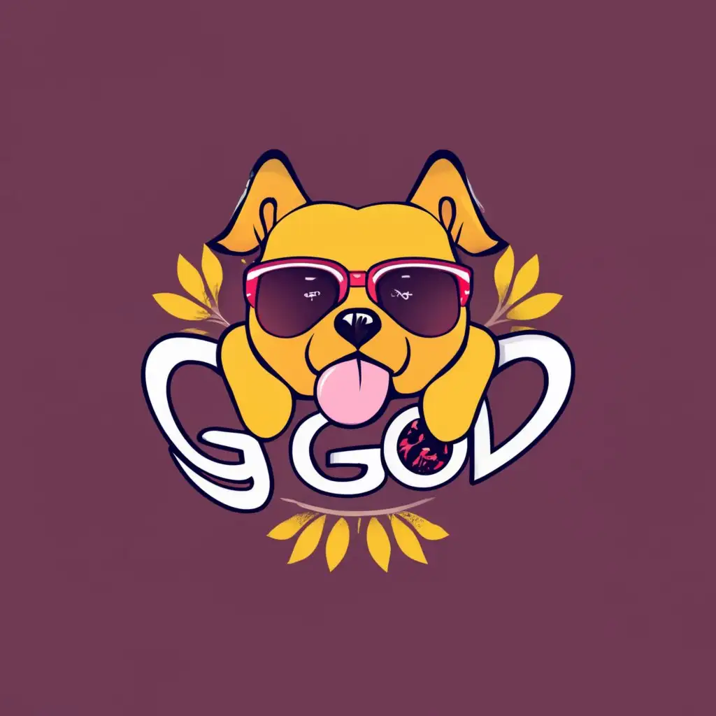 LOGO-Design-for-GGood-Playful-Dog-Theme-with-Creative-Typography-in-Vibrant-Colors