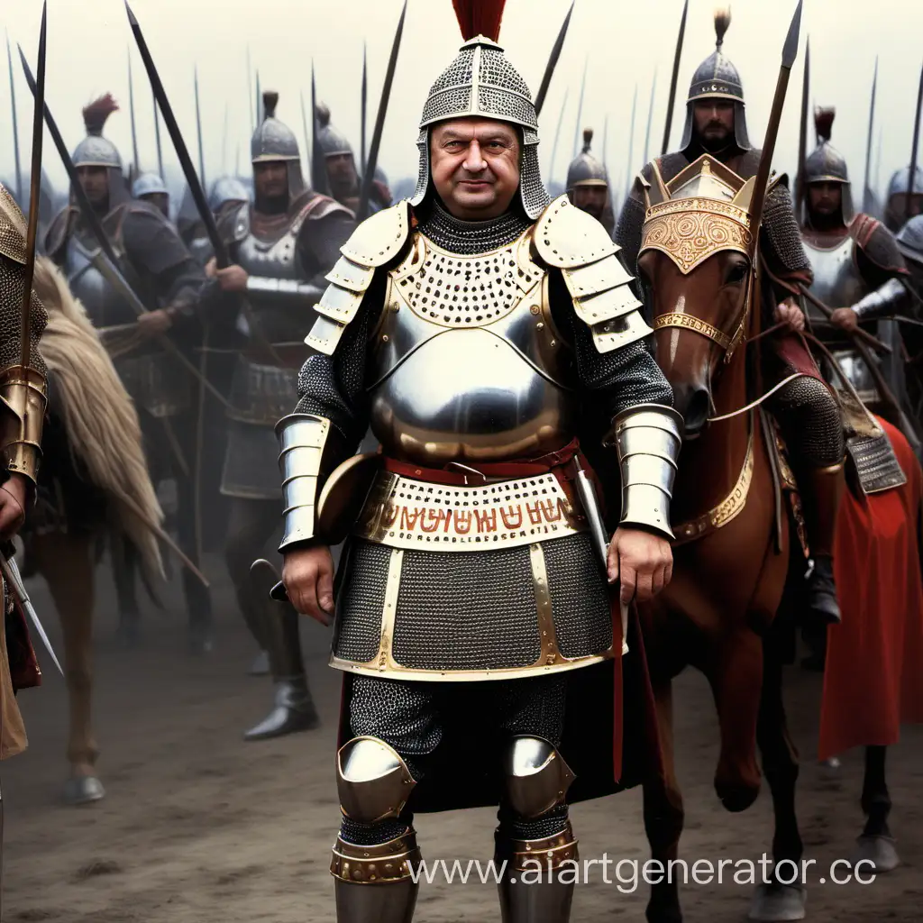 Victor-Mihai-Orban-in-Hun-Warrior-Armor