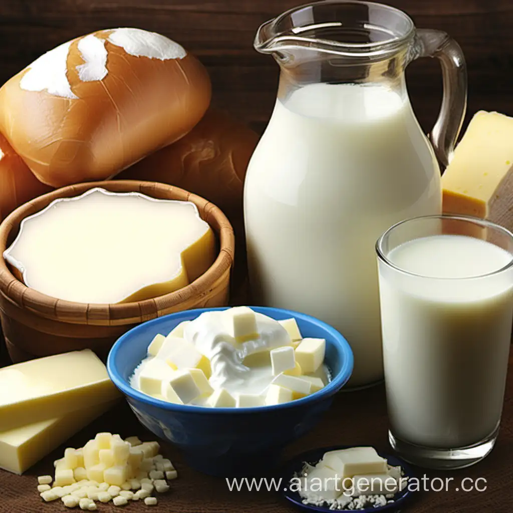Variety-of-Fermented-Milk-Products-Cultured-Dairy-Delicacies