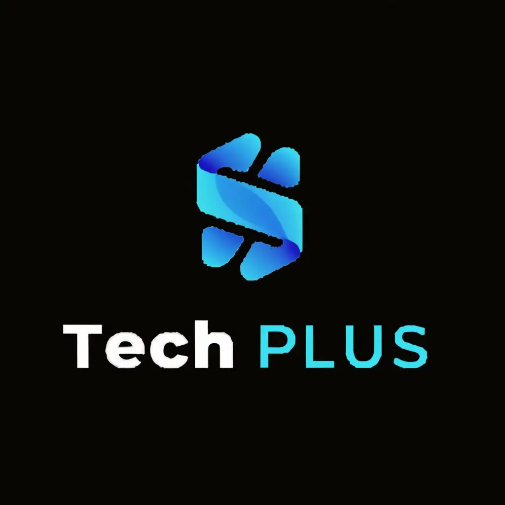 a logo design,with the text "techplus", main symbol:mobile,Moderate,clear background