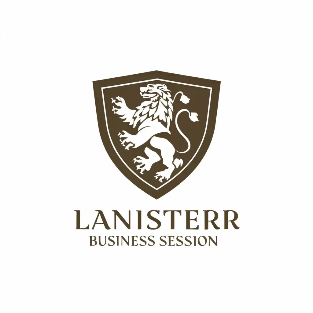 a logo design,with the text "LANISTER BUSINESS SESSION", main symbol:CLASSY,Moderate,clear background