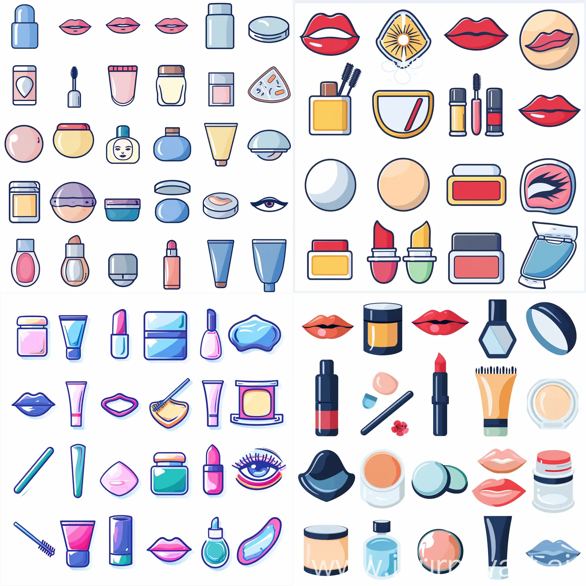 Assorted-Cosmetics-Icons-Creams-Lip-Balms-Lip-Glosses-and-More