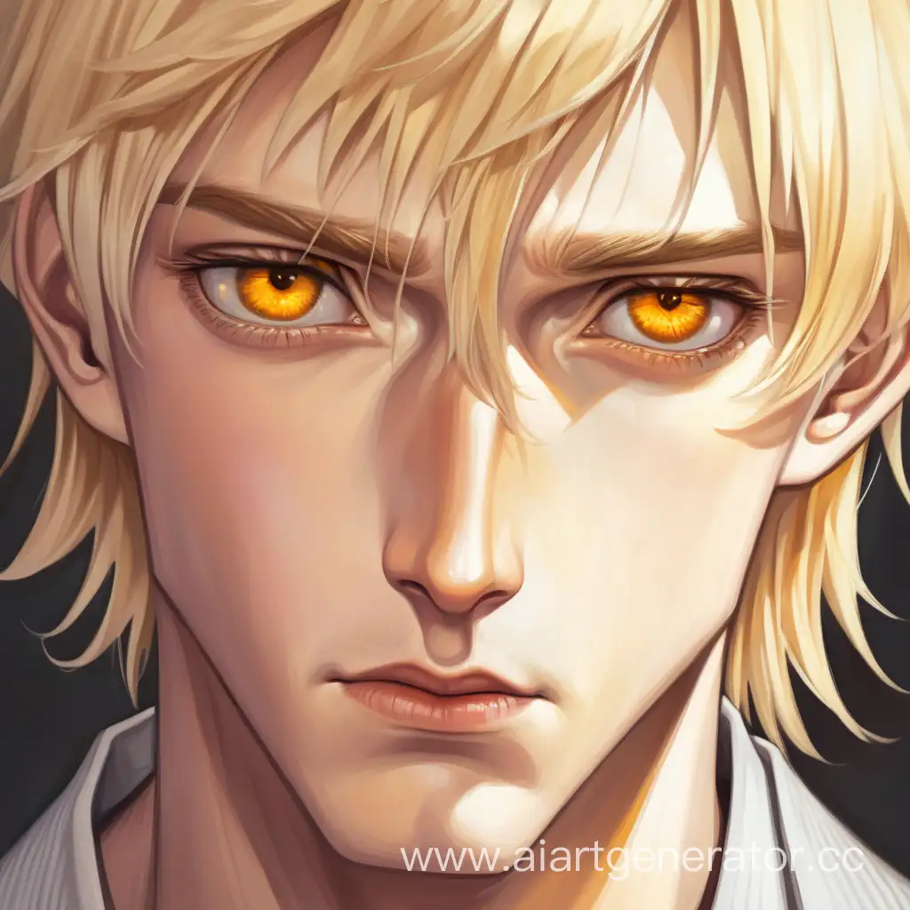 Handsome-Blond-Man-with-Captivating-Amber-Eyes