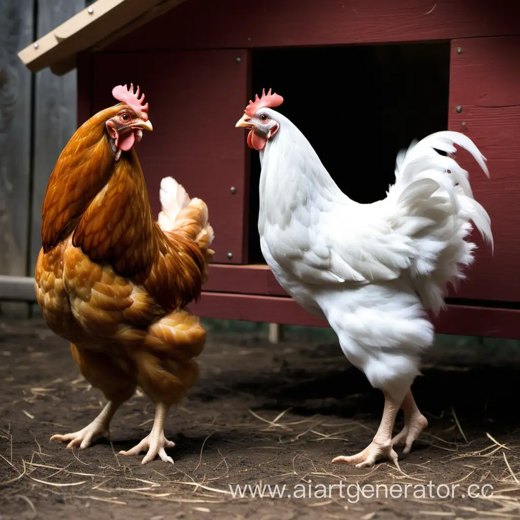 Prillan-and-Findus-Dancing-in-the-Chicken-Coop