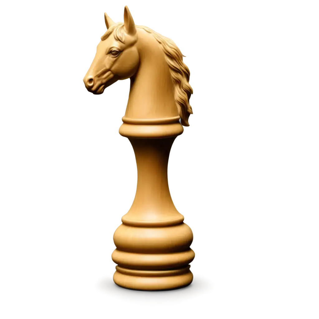 real horse as a chess piece