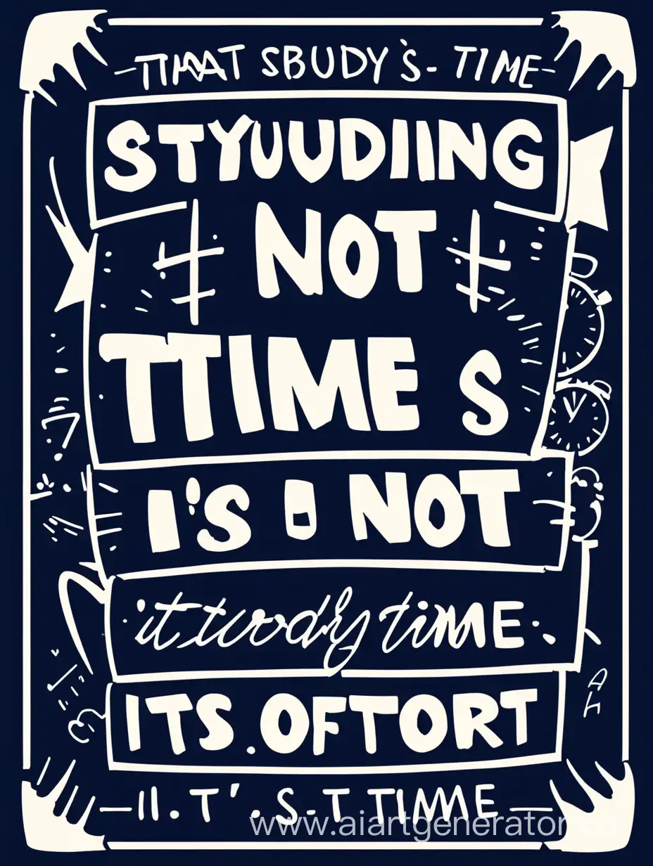 Inspiring-Lettering-Art-Studying-Effort-Quote