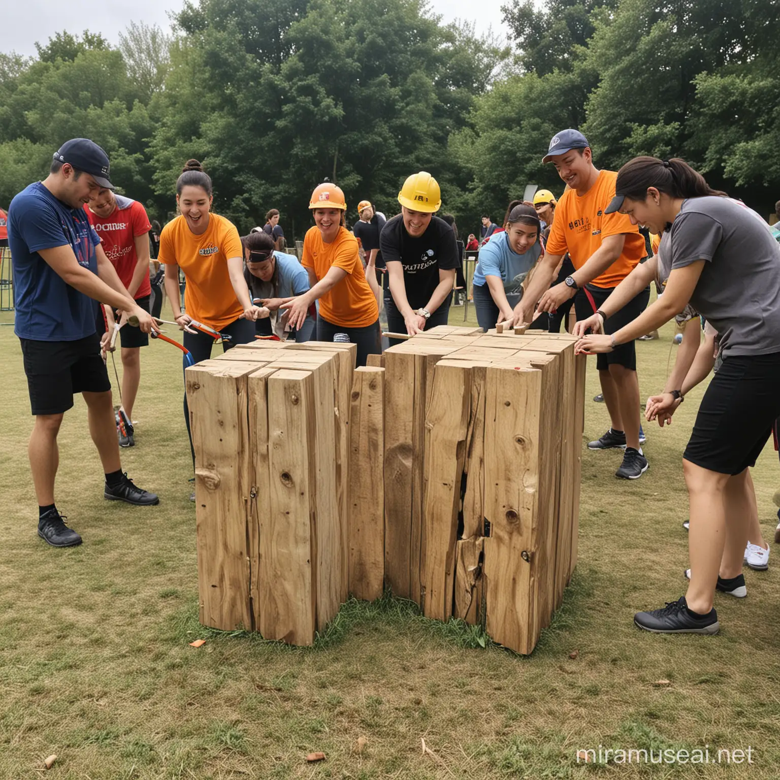 Team building event activity
