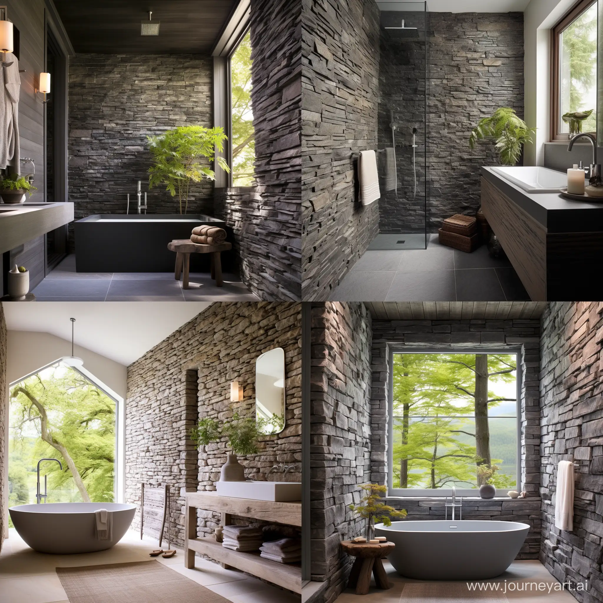 Tranquil-Small-Bathroom-Design-with-Natural-Stone-Accents