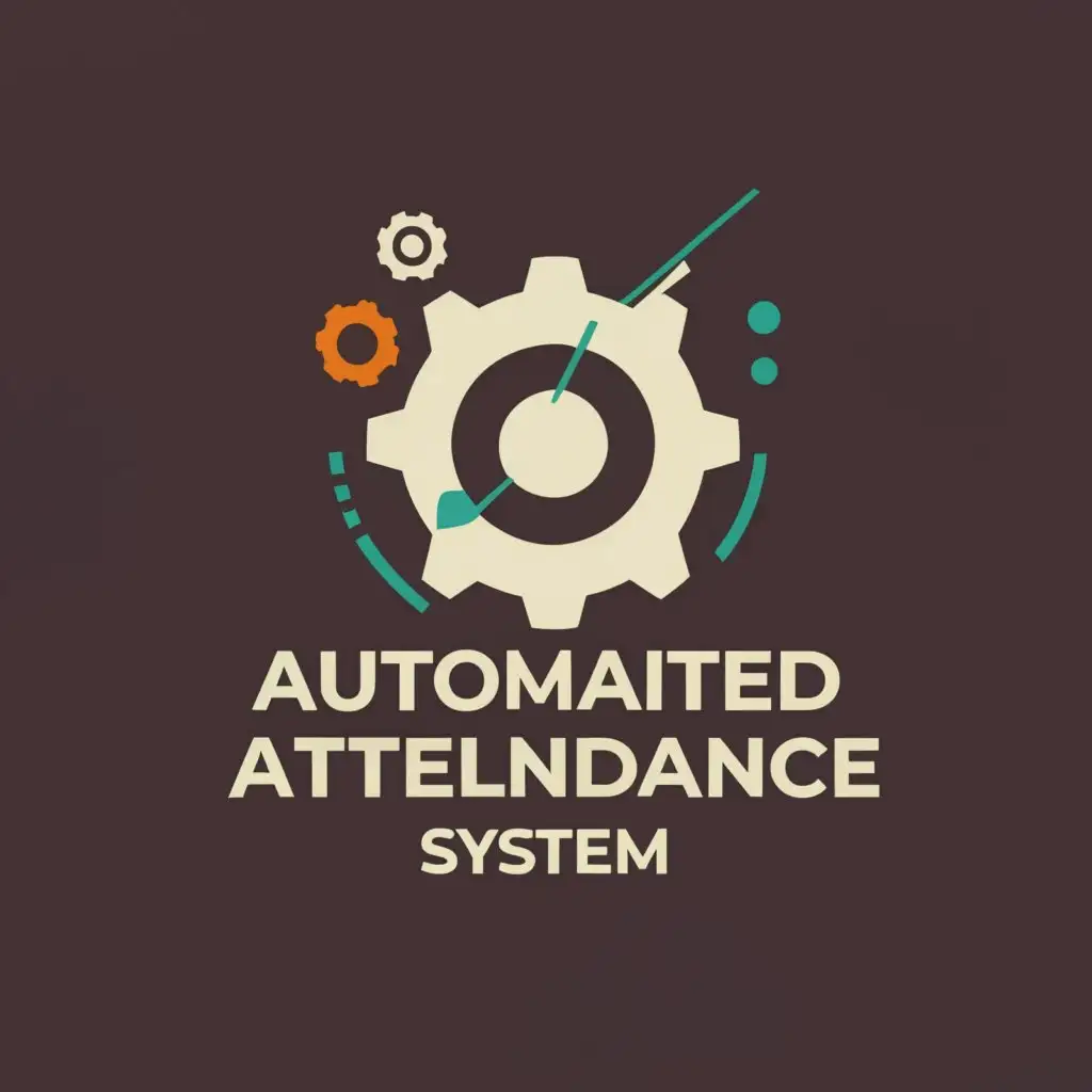 a logo design,with the text "automated attendance system", main symbol:realistic,Minimalistic,clear background