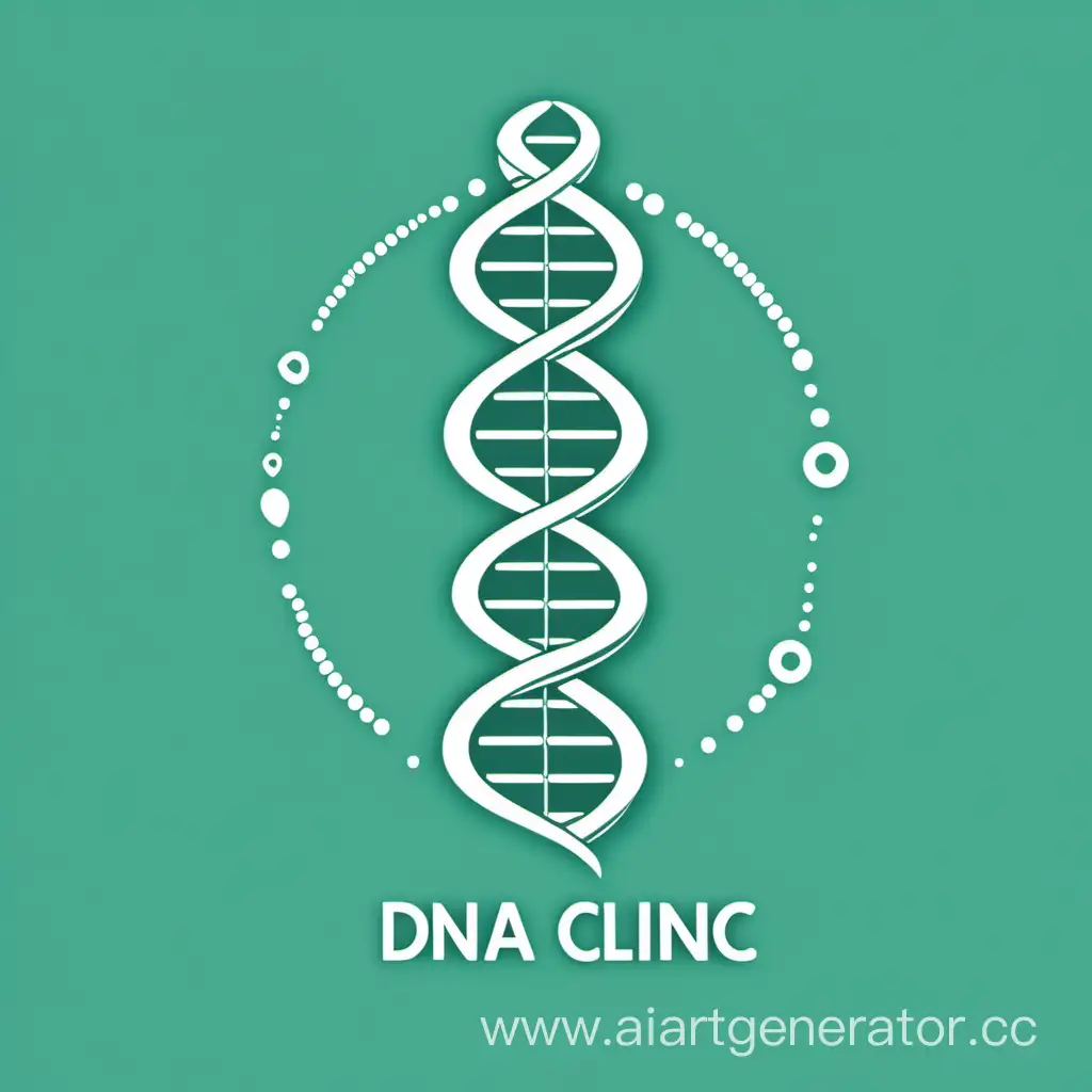 DNA-Clinic-Logo-with-Genetic-Helix-Symbol