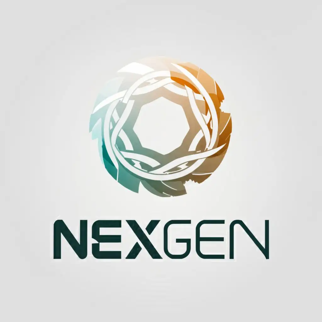 a logo design,with the text "NexGen", main symbol:Future,Moderate,clear background