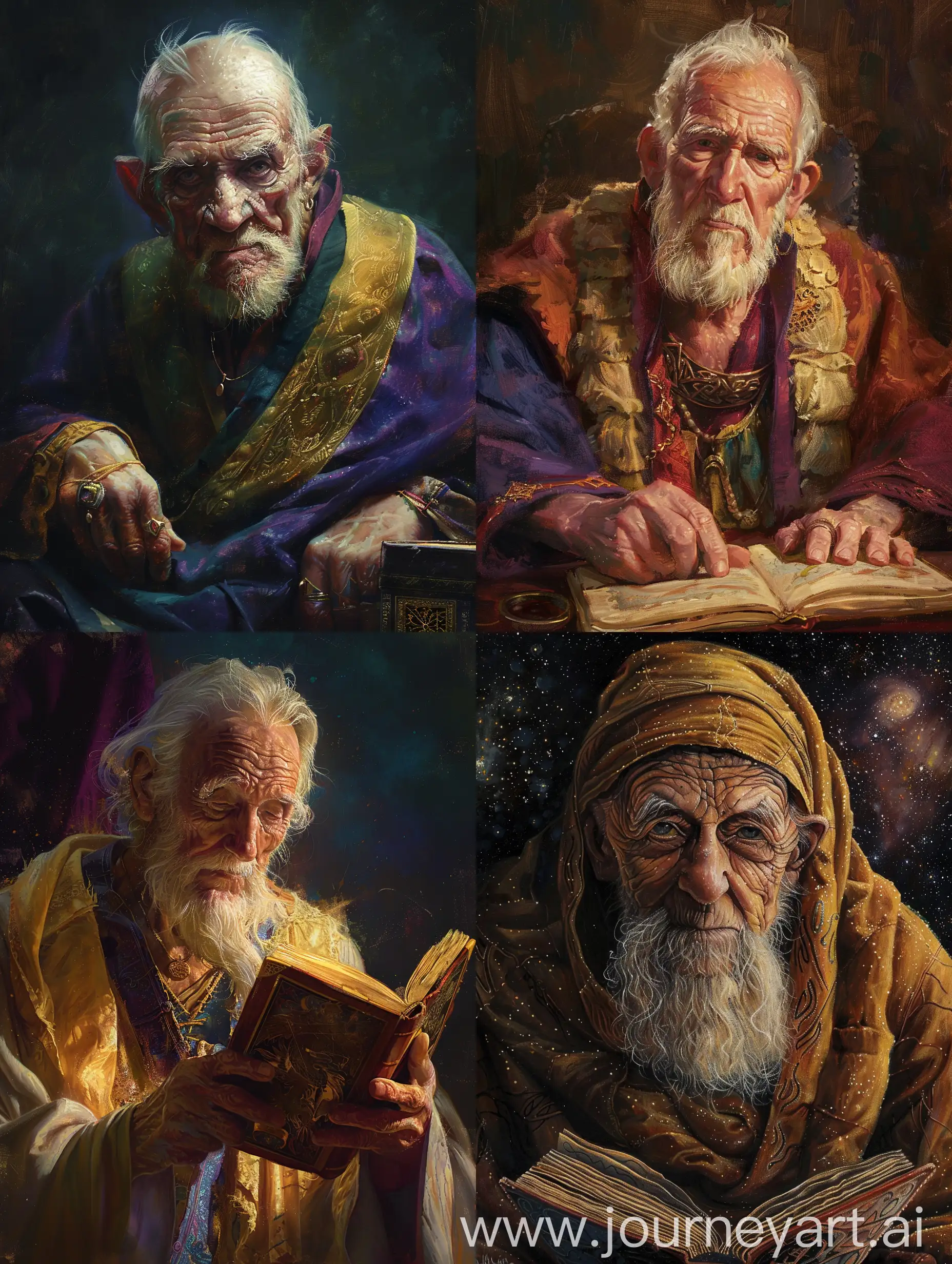 Wisdom-Embodied-Portrait-of-an-Elderly-Sage-in-Timeless-Oil-Painting-Style