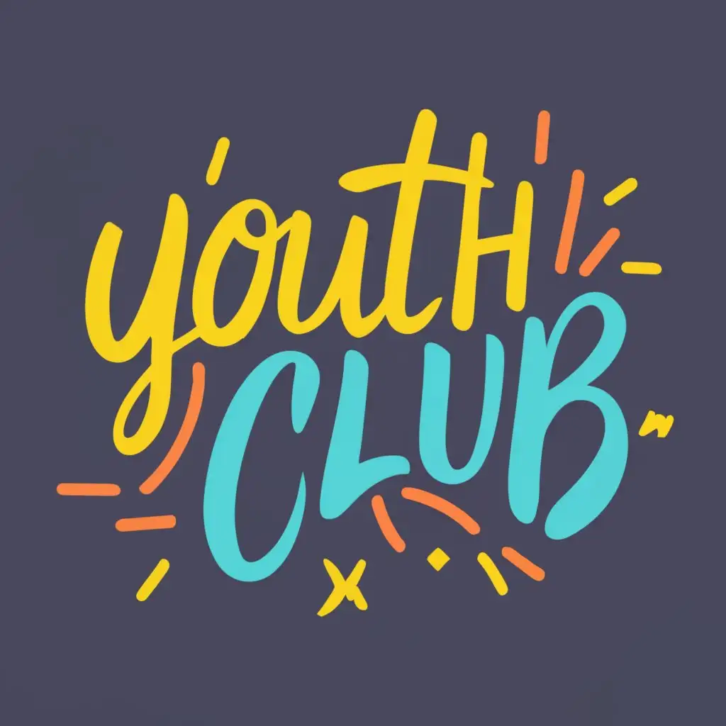 logo, Hoodie, Sweat shirt, Shirt, with the text "Youth Club", typography