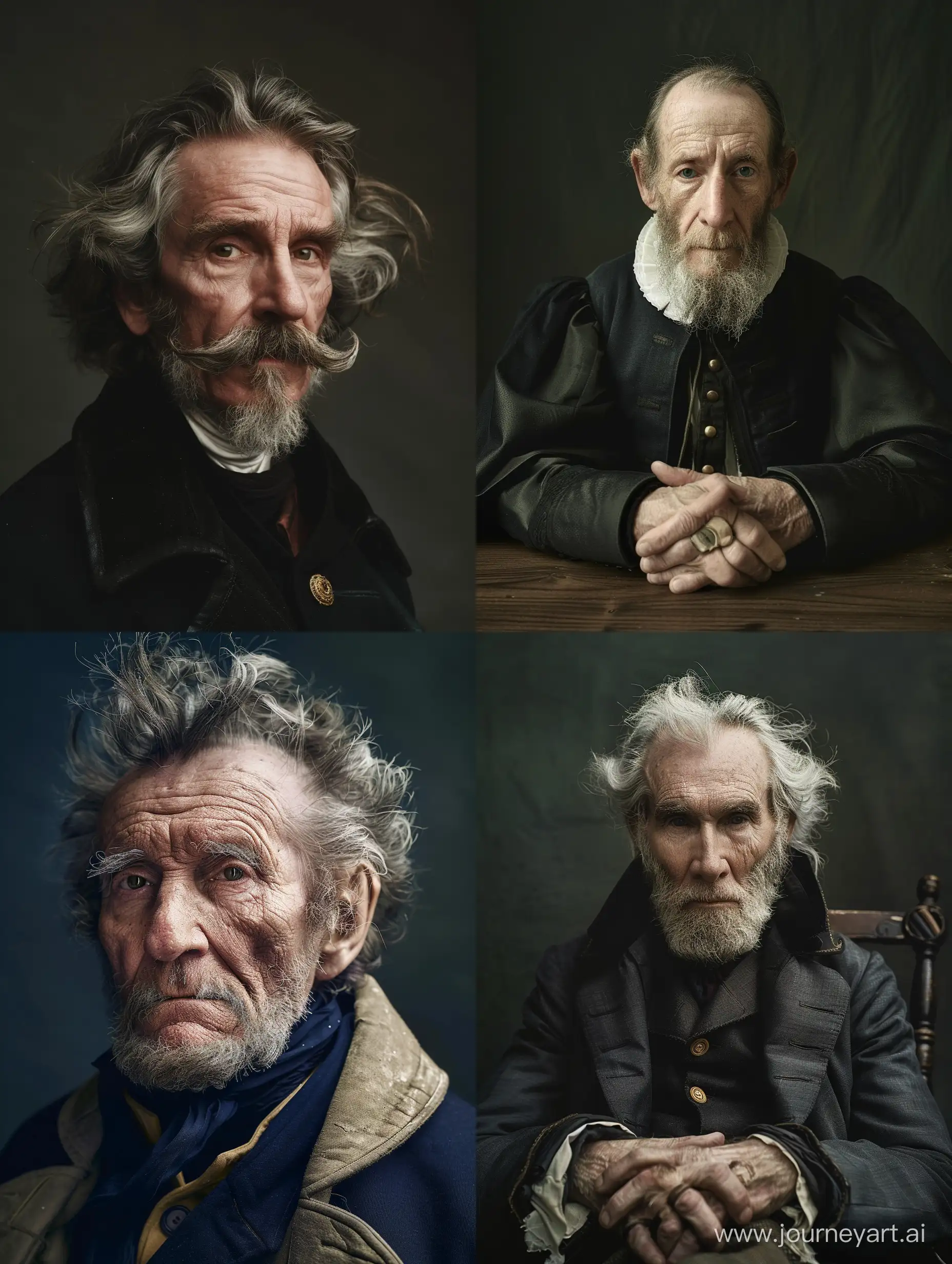 Brett Walker's photographic portrait of William Defoe --v 6.0 --ar 9:12 --style raw