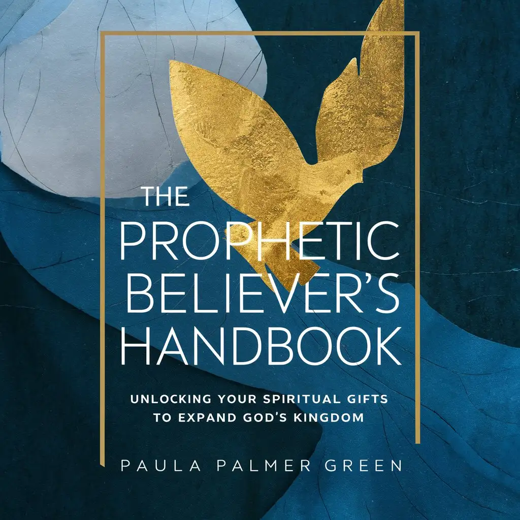 I need a contemporary  book cover: The Prophetic Believer's Handbook: Unlocking Your Spiritual Gifts to Expand God's Kingdom  Author: Paula Palmer Green