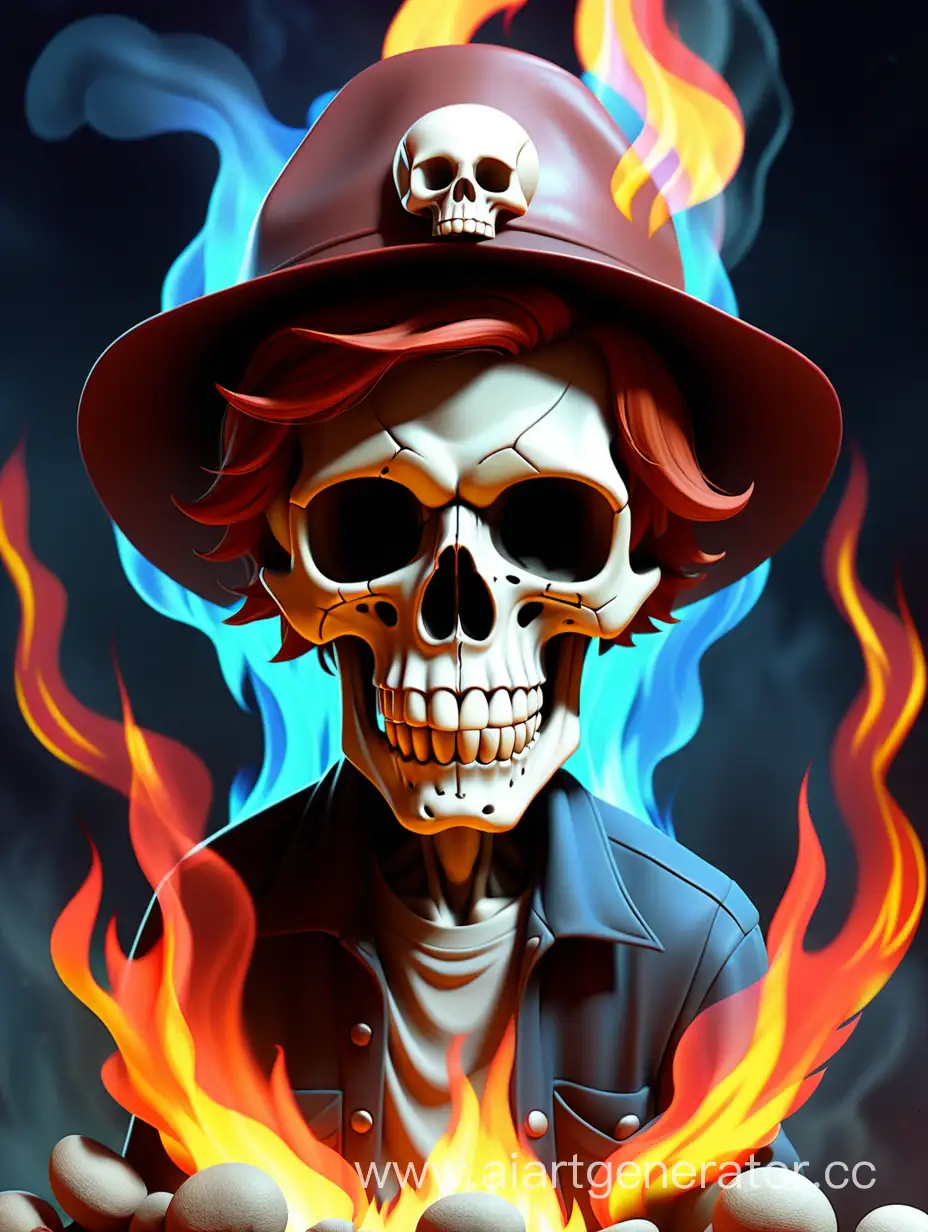 Skull-in-Fire-Cosmic-King-of-Karma-and-Heavens-Tom-Sawyer