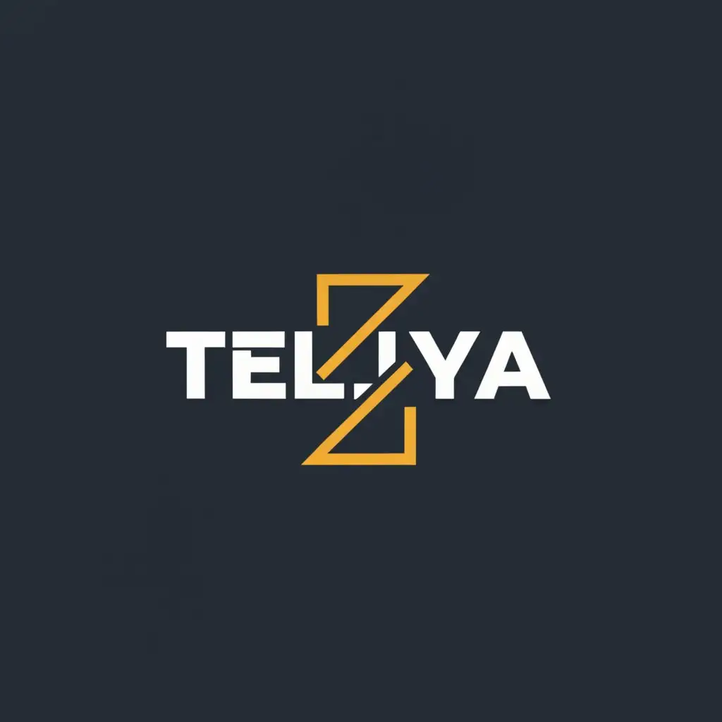a logo design,with the text "Teliya", main symbol:Speed,Moderate,clear background