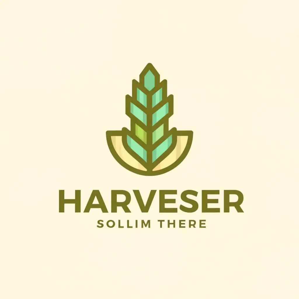 Logo-Design-for-HARVESTER-Modern-Typography-with-Grain-and-Farming-Tools-Motif
