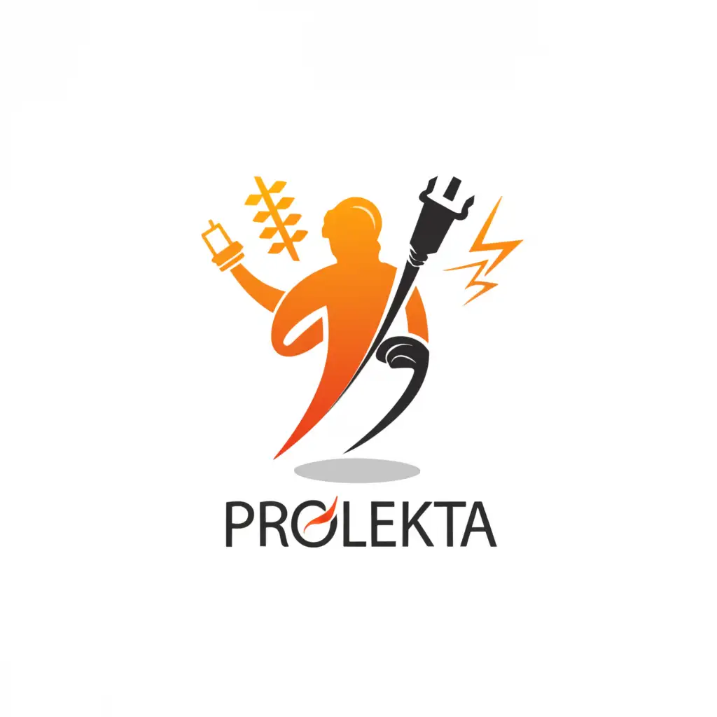 a logo design,with the text Prolekta, main symbol:electrician,Moderate,clear background. We are a medium sized, local installer based on Gotland, Sweden. Our company name is Prolekta and was established 2006. We are on the hunt for a new logotype and need help. Our field of work is electrician, mostly aimed at solar panels installations. Also ev-car chargers, backup/energystorages-battery installations and general electrical service jobs. Farmers are our biggest clientele, but also private homes and bigger corporates. We take alot of pride in our work and put alot of value in the connection/relations to our customers. Our mentality is sustainability and quality. The logo should communicate that we are a stable, local company that will make good use of our long experience to prioritze whats best for our customers. 