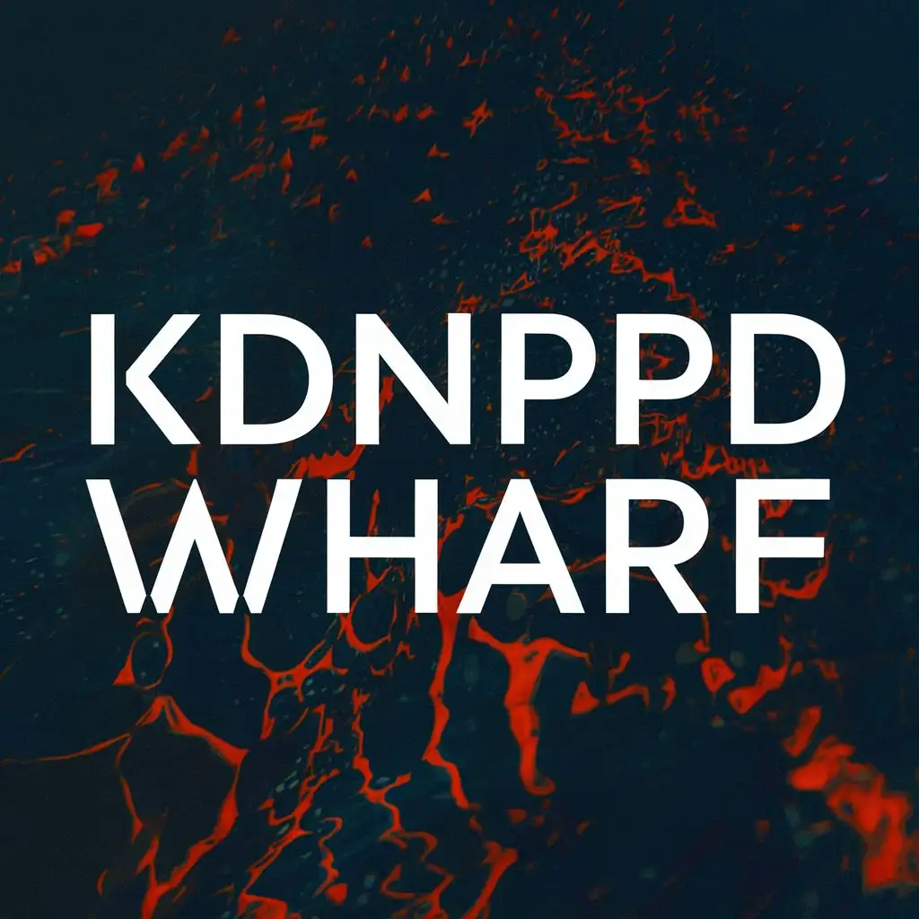 LOGO-Design-For-KDNPPD-WHARF-Distortion-Dark-Noise-Typography
