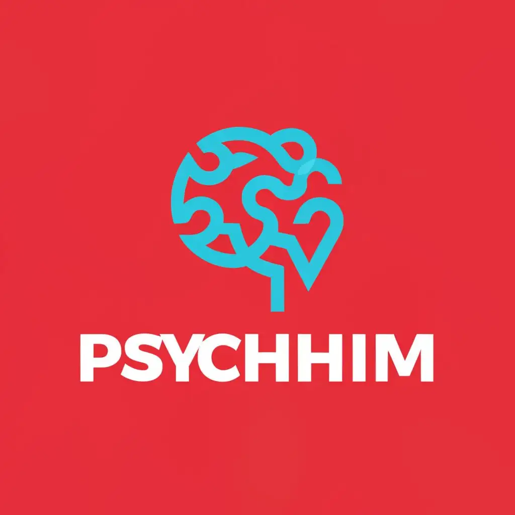 a logo design,with the text ""psychhim"", main symbol:psych