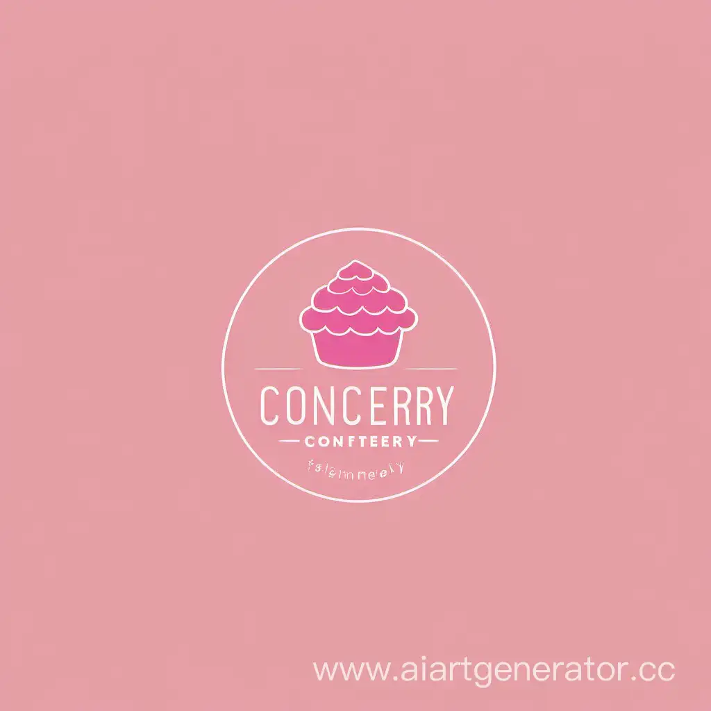 Minimalist-Confectionery-Logo-Design-with-Elegant-Typography-and-Simple-Dessert-Illustration
