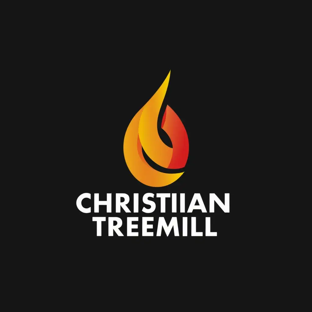 a logo design,with the text "Christian Tremml", main symbol:Flame,Moderate,be used in Construction industry,clear background