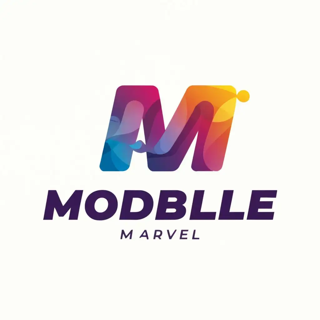 a logo design,with the text "Mobile Marvel", main symbol:Mobile,Minimalistic,be used in Technology industry,clear background
