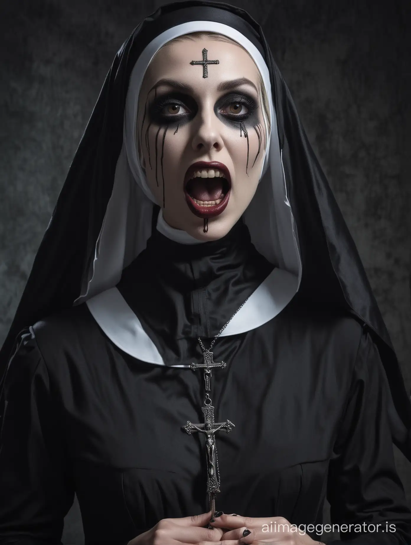 Horror sexy nun