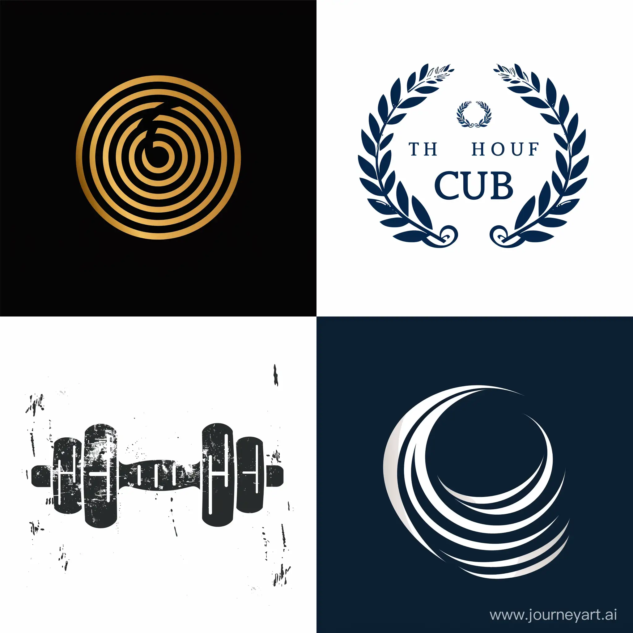 logo for the fitness club, minimal graphic, vector